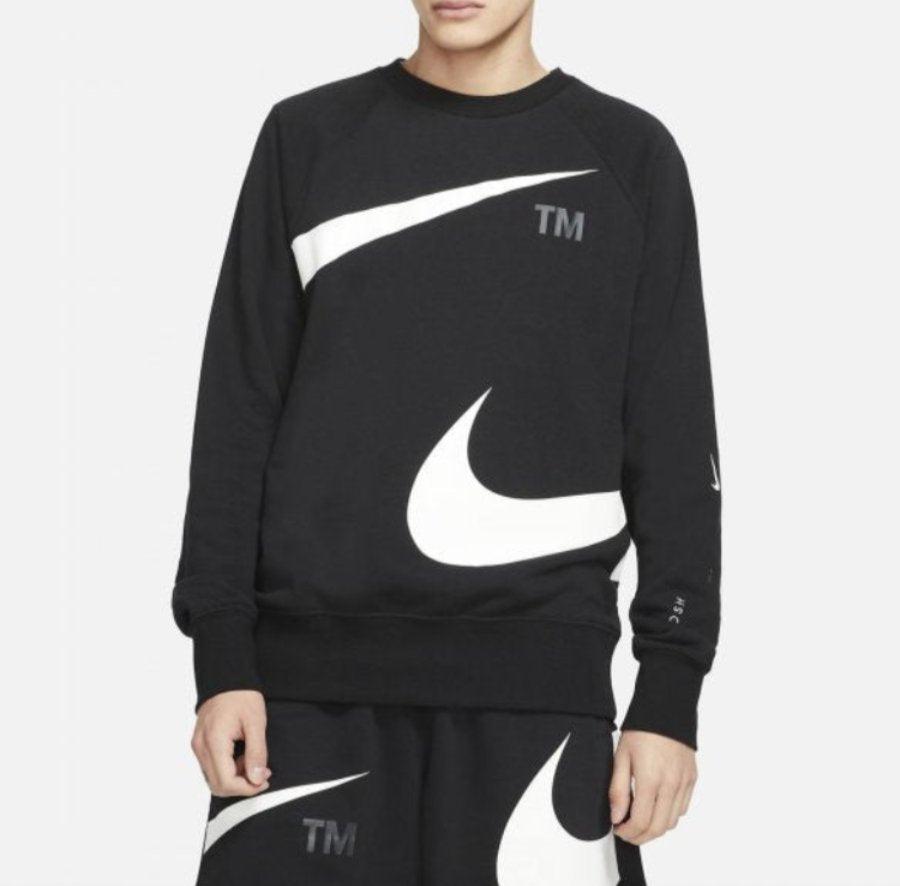 Nike TM Swoosh Férfi Fekete Pulóver