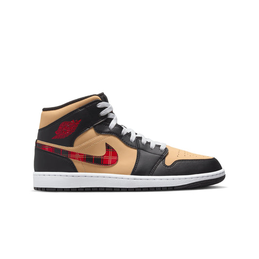 Jordan 1 Mid "Tartan Swoosh"
