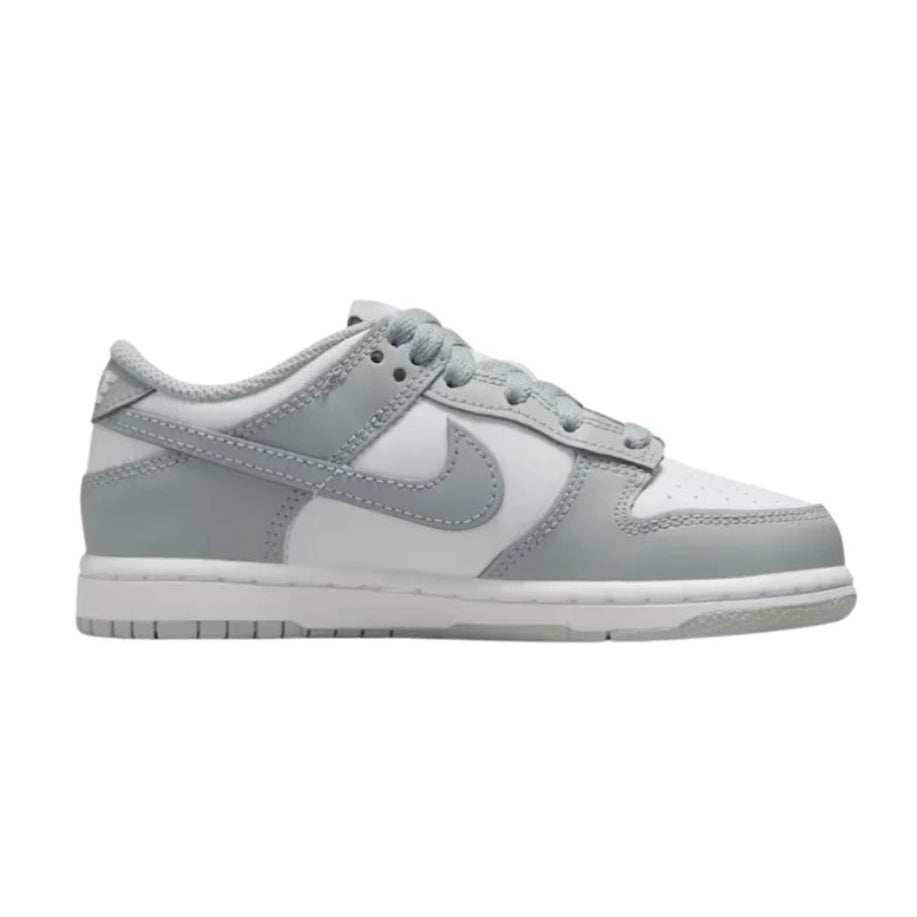 Nike Dunk Low „White/Light Smoke Grey” gyerekcipő
