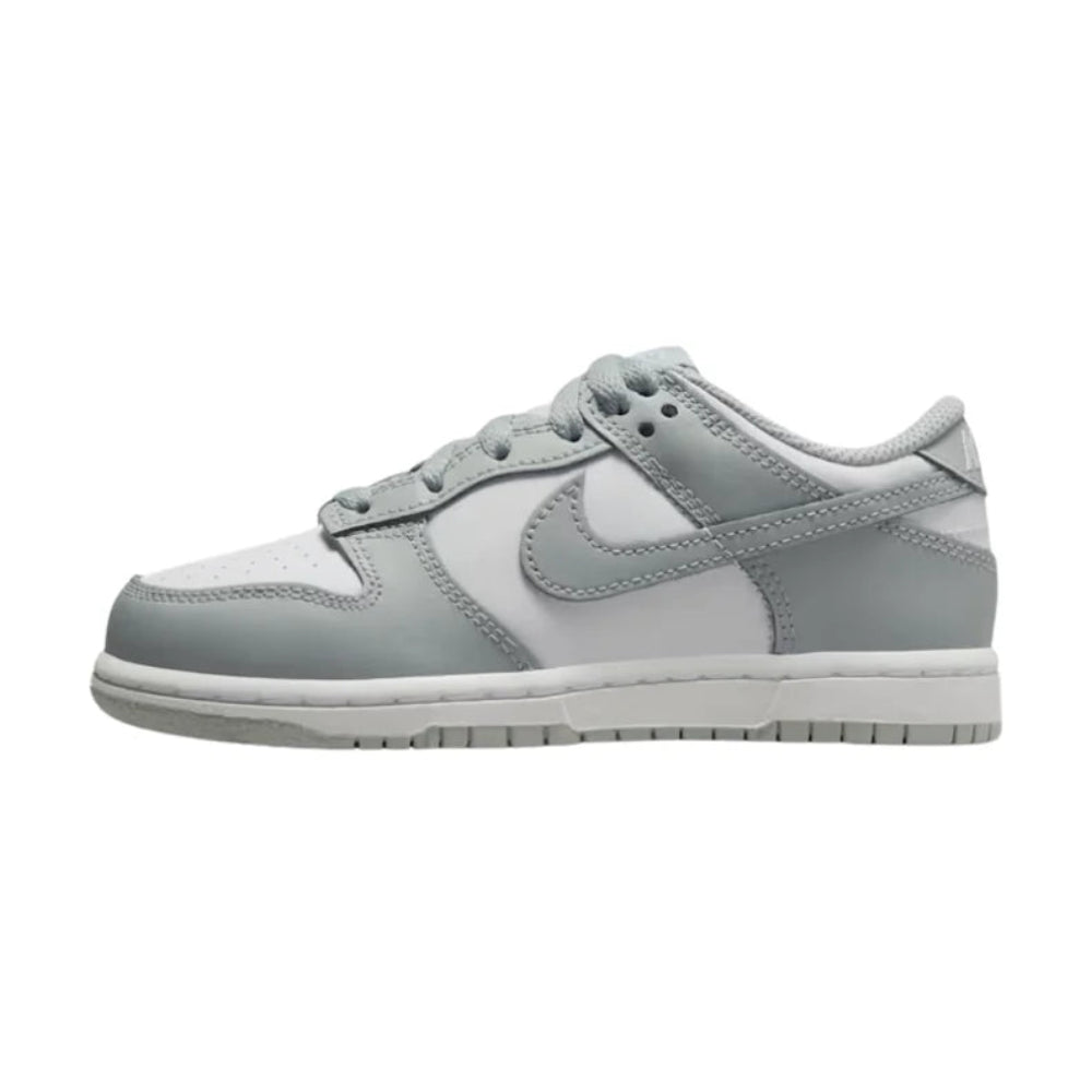 Nike Dunk Low „White/Light Smoke Grey” gyerekcipő