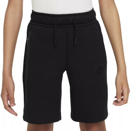 Nike Tech Fleece Short „Fekete” gyerek rövidnadrág