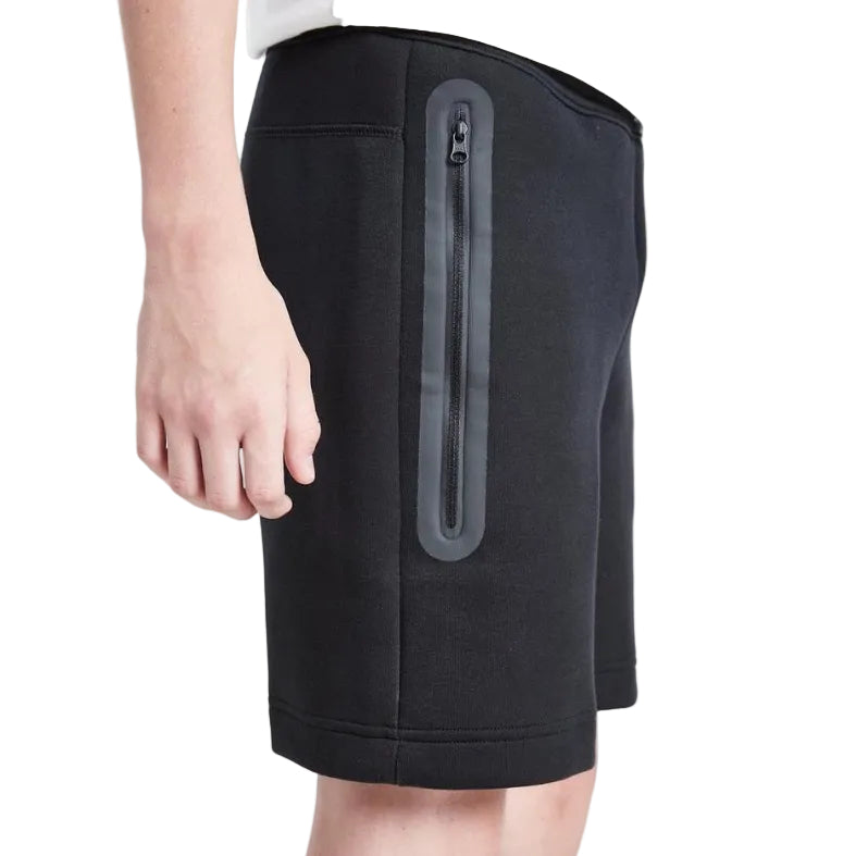 Nike Tech Fleece Short „Fekete” gyerek rövidnadrág