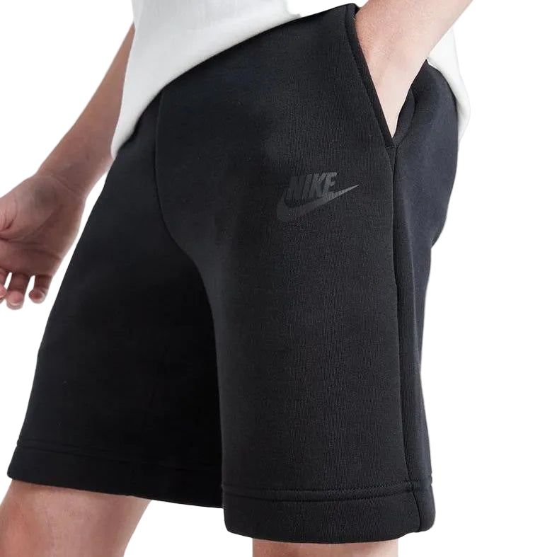 Nike Tech Fleece Short „Fekete” gyerek rövidnadrág