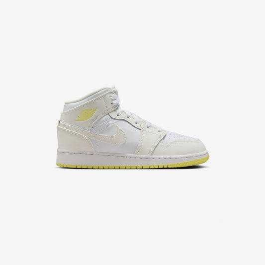 Air Jordan 1 Mid (SAIL / Laser Orange-White)