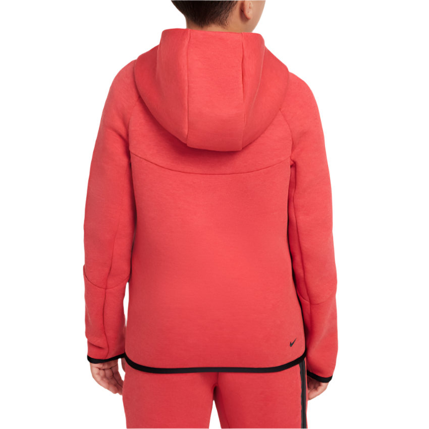 Nike Tech Fleece Full Zip "Piros" Gyerek Melegítőfelső