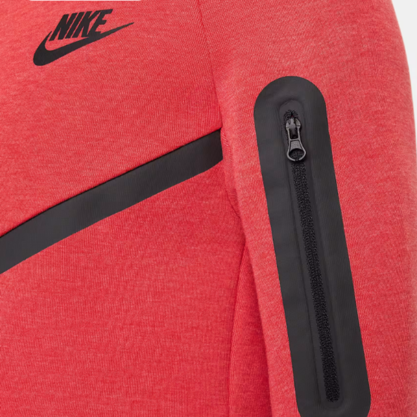 Nike Tech Fleece Full Zip "Piros" Gyerek Melegítőfelső