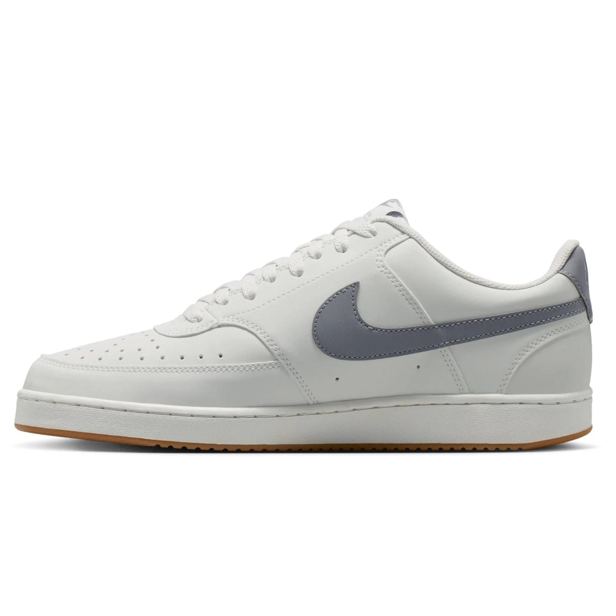 Nike Court Vision Low "OFF WHITE/STEALTH-GUM MED BROWN"