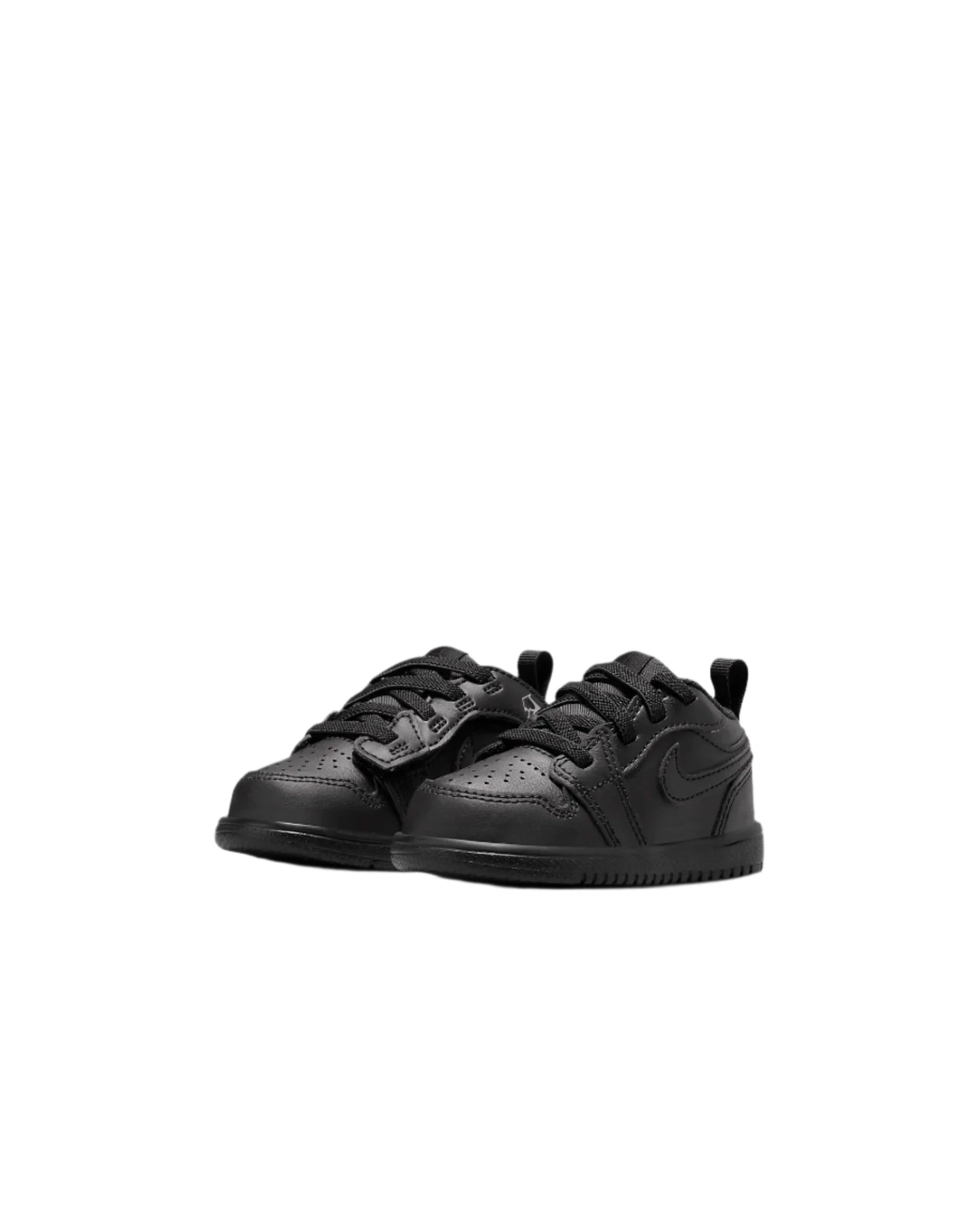 Jordan 1 Low Alt "Triple Black" utcai gyerek cipő