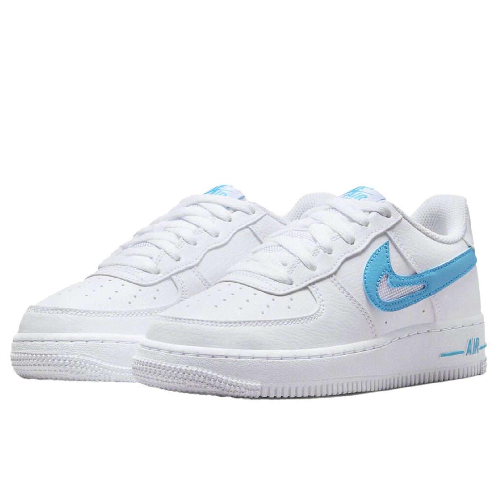 NIKE AIR FORCE 1 GS FEHÉR/KÉK UTCAI CIPŐ - Golyó SportIMAGE SIZE