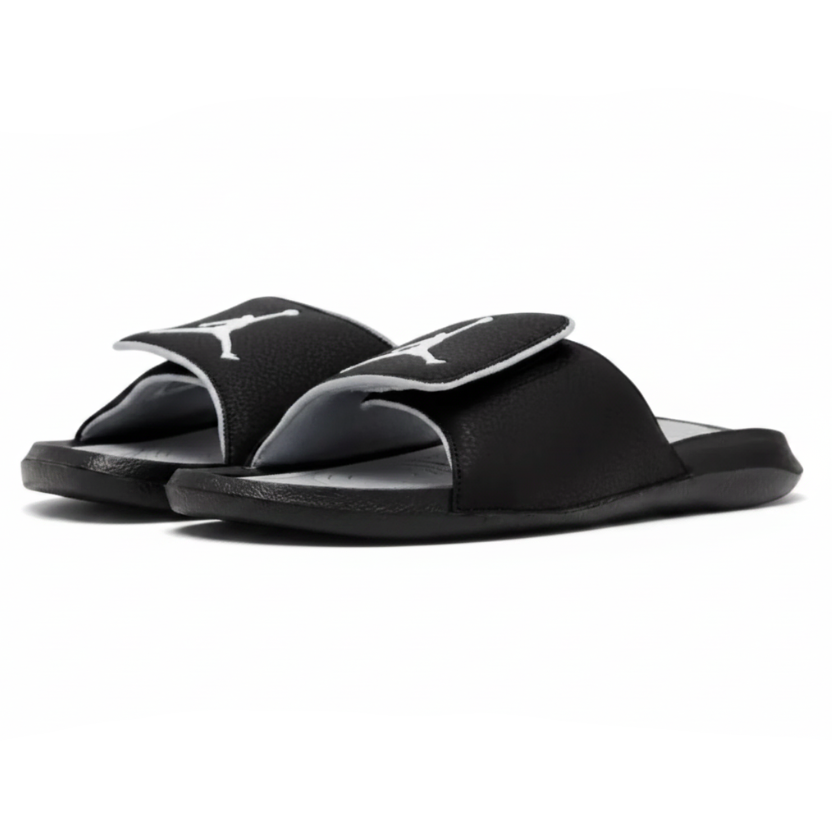 JORDAN HYDRO 6 "Fekete/Fehér-Farkasszürke" Férfi Papucs