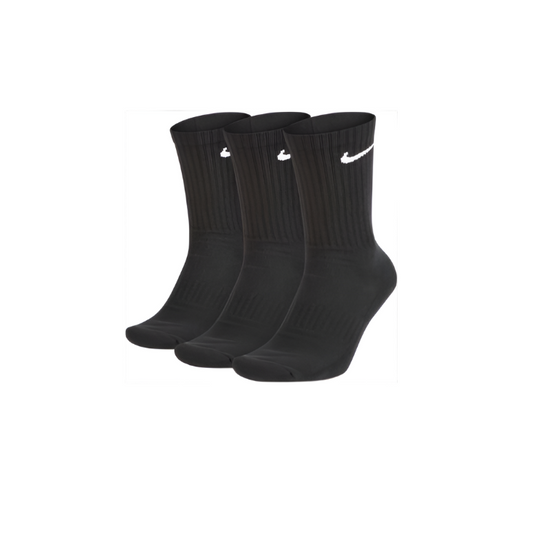 NIKE CUSHION CREW MAGASSZÁRÚ FEKETE ZOKNI (3 PÁR)