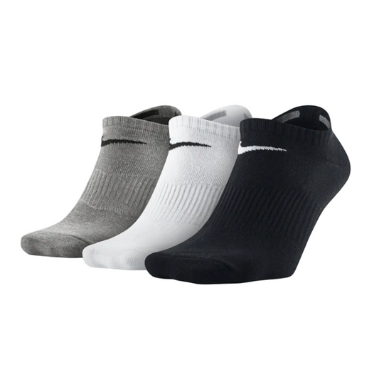 Nike Lightweight titokzokni "Fehér/fekete/szürke" (3pár)