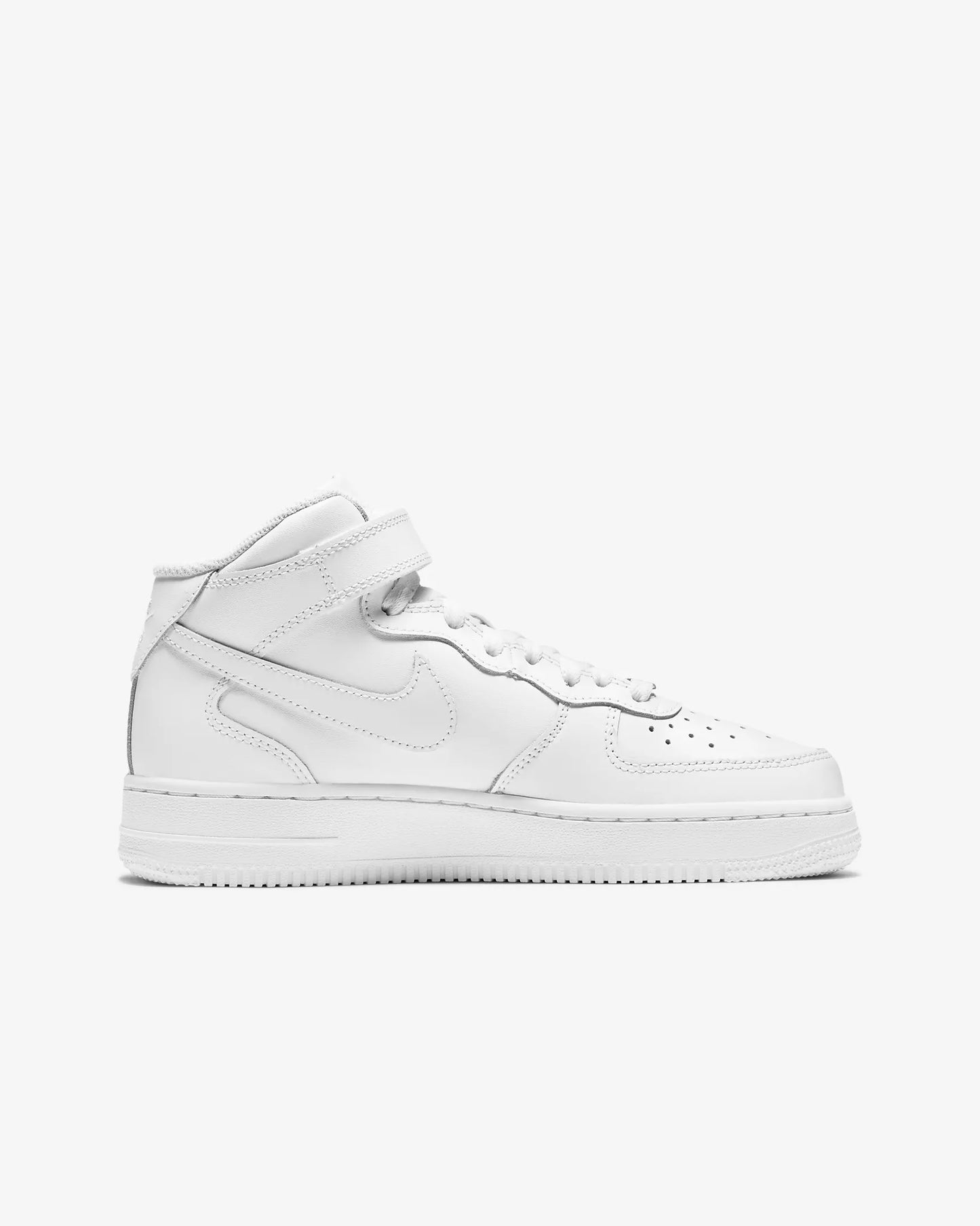 Nike Air Force 1 Mid Tripla White gs