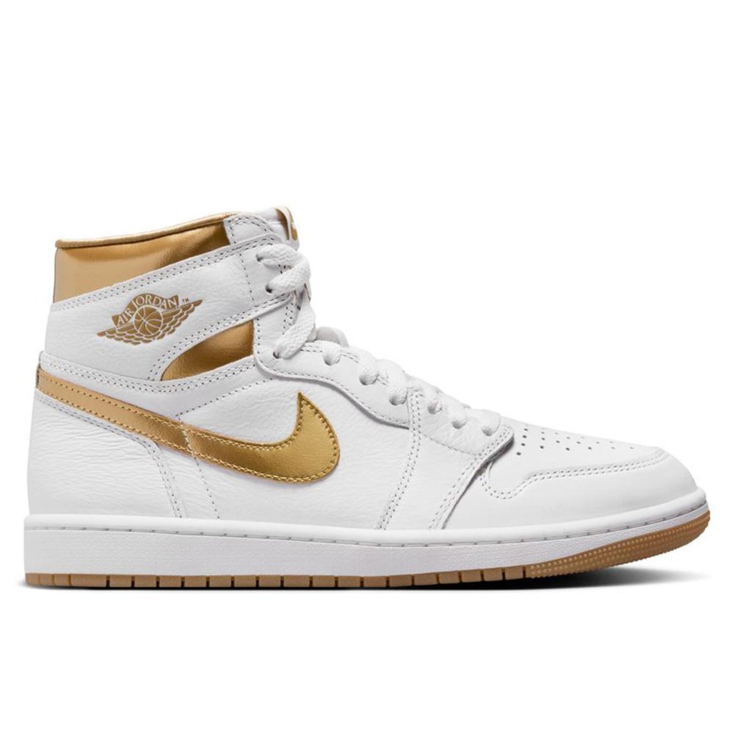 Air Jordan 1 Retro High OG Women's Shoes ''Metallic Gold''