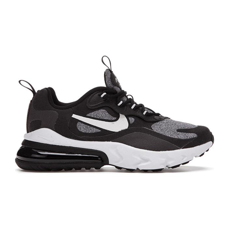 NIKE AIR MAX 270 REACT (GS) "Fekete/Szürke/Fehér" utcai cipő