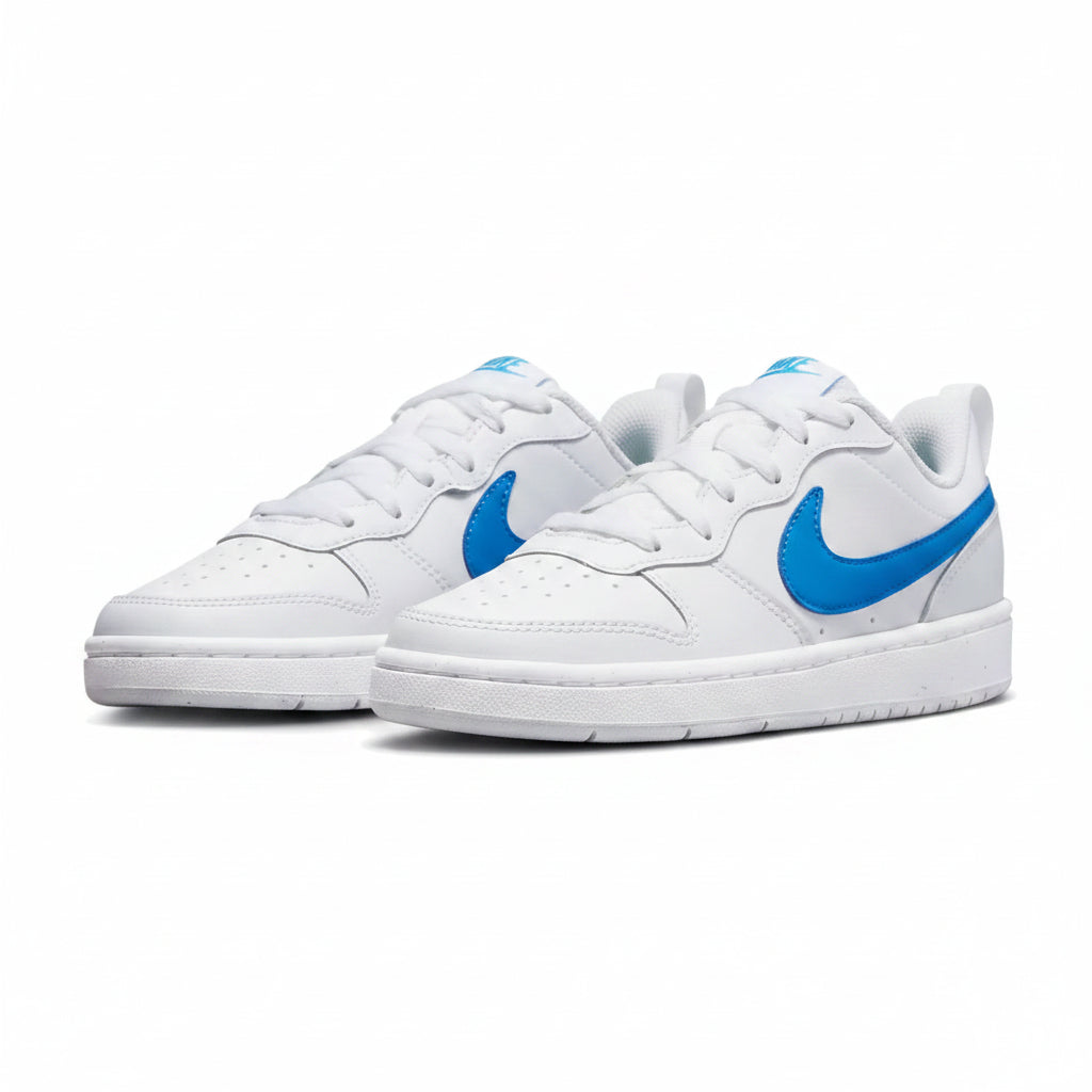 Nike Court Borough Low 2 (GS) "Fehér Fotó Kék" utcai cipő