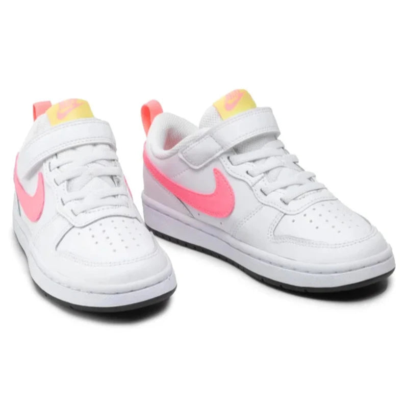 Nike Court Borough Low 2 ps "white pink" gyerek cipő