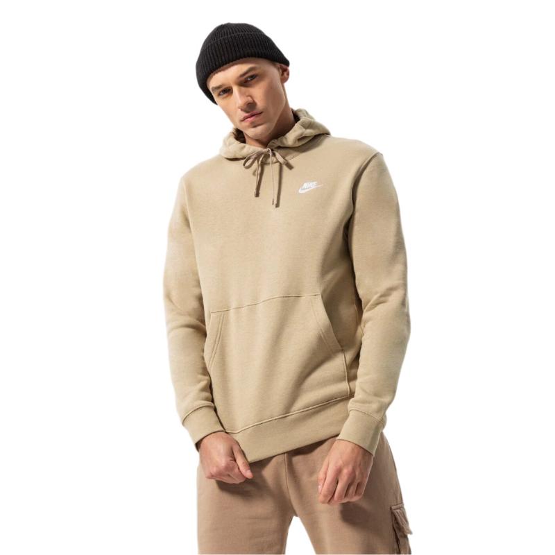 Nike Sportswear Club Fleece Bézs Férfi Pulóver