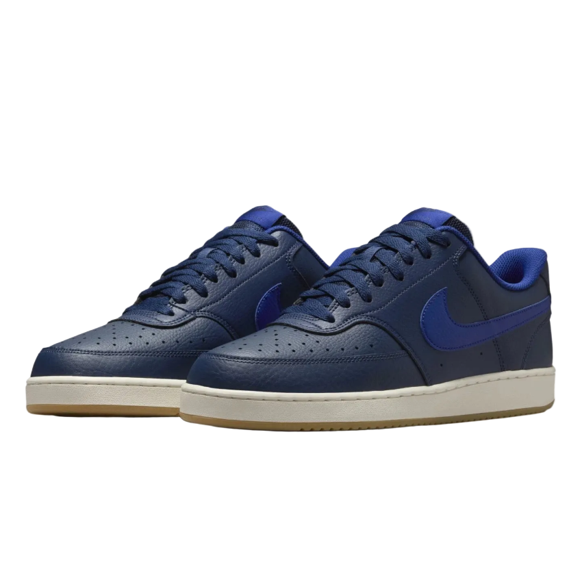 Nike Court Vision Low "Sötétkék/Világosbarna/Királykék" Férfi Utcai Cipő