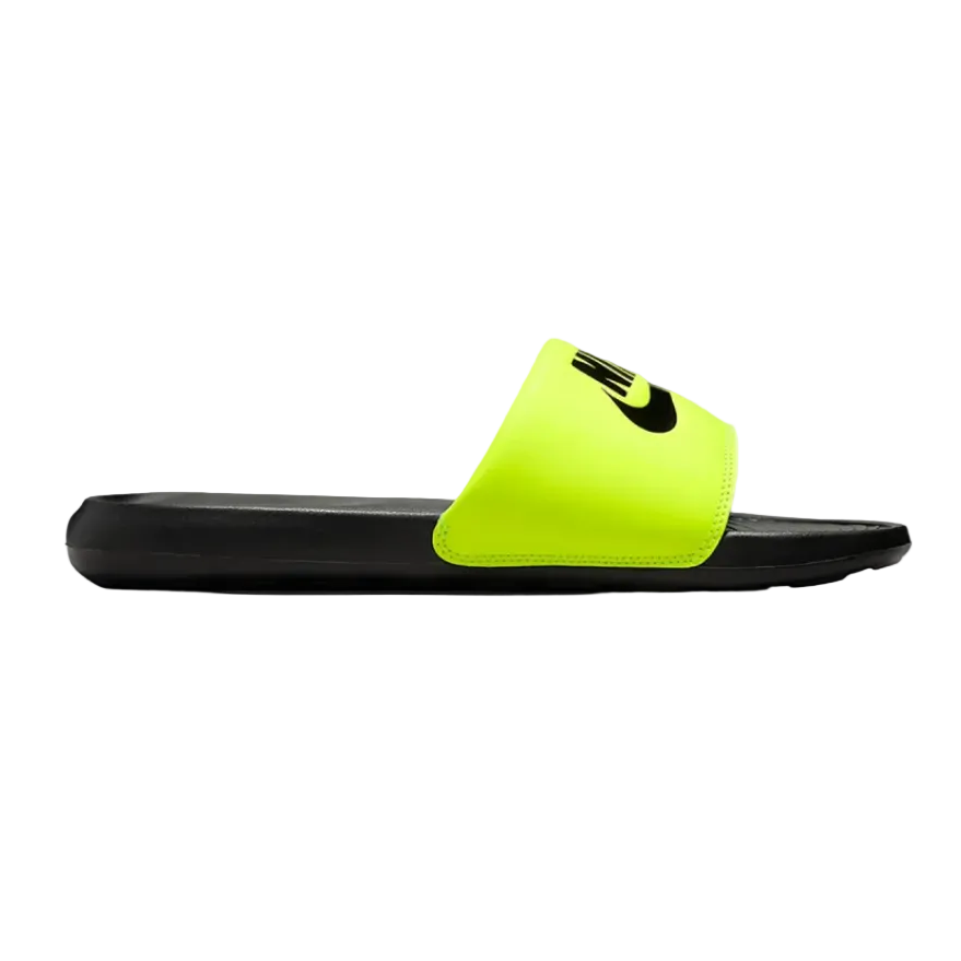 Nike Victori One "Black/Volt/Black" Férfi Papucs