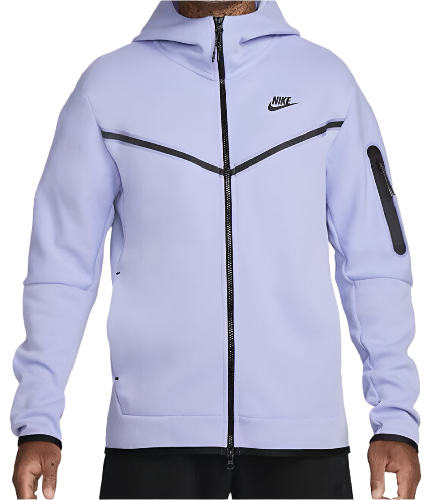 Nike Sportswear Tech Fleece teljes cipzáras "Lila" Férfi Pulóver