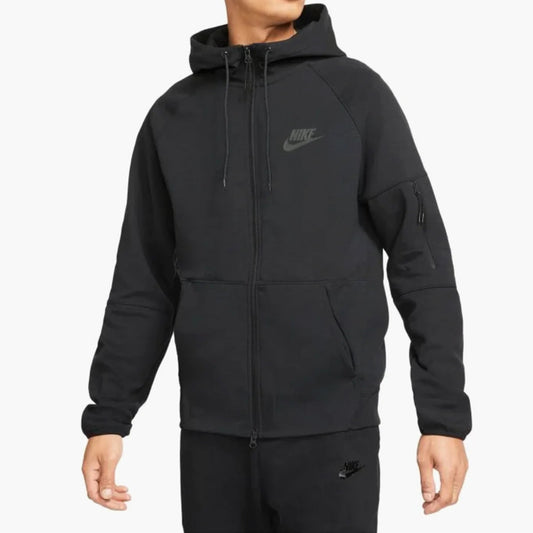 Nike nsw fz fleece "Fekete" Férfi Full-Zip Pulóver