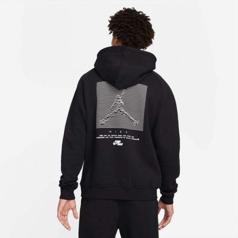 Jordan Jumpman Fleece Hoody Fekete Kapucnis Férfi Pulóver