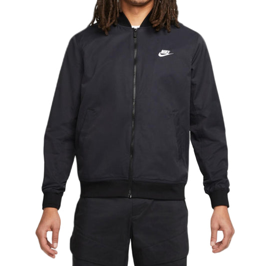 Nike Sportswear Essentials, béleletlen, szőtt - fekete/fehér férfi bomberdzseki