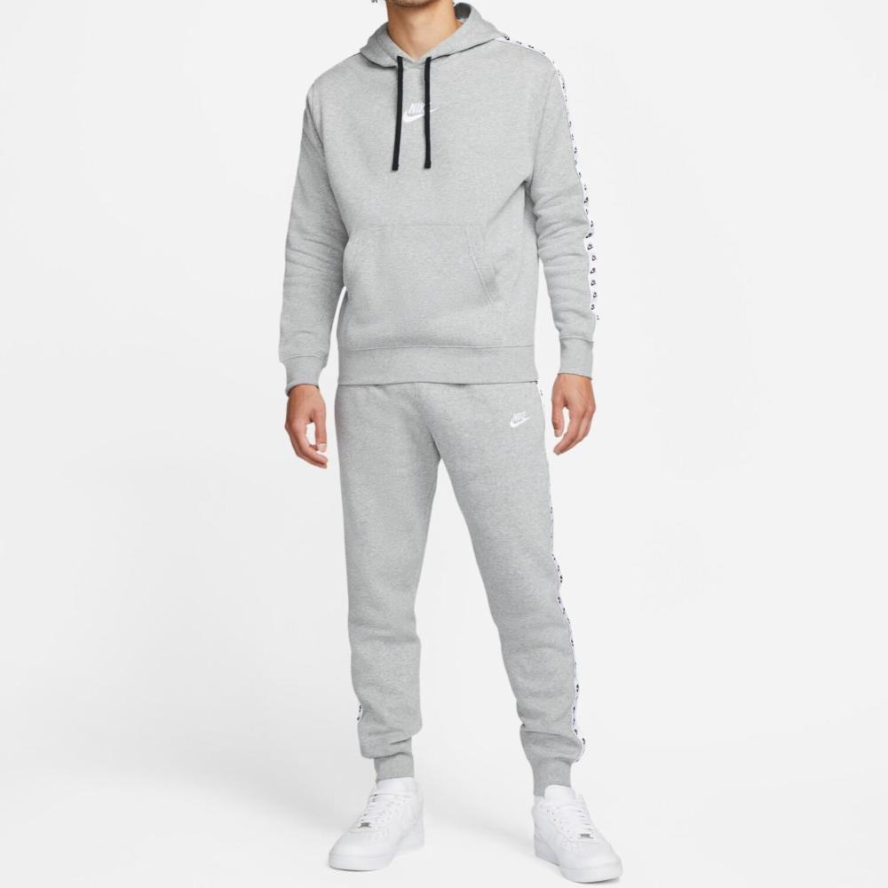 Nike Club Fleece Graphic Kapucnis Szürke Melegítő Szett