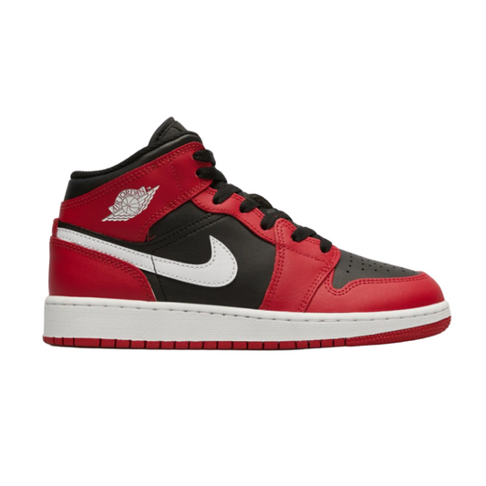 Jordan 1 Mid GS 'Gym Red Black White'