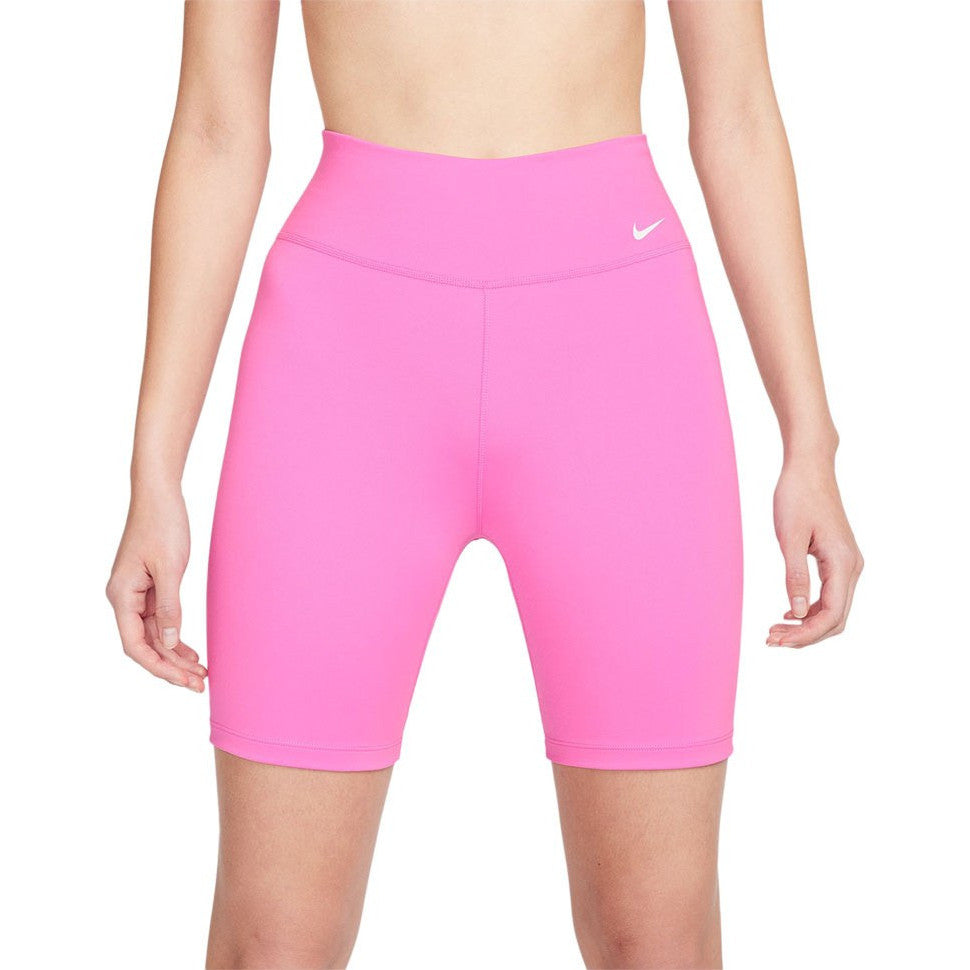 Nike One Mid Rise 7 hüvelykes Short rózsaszín/fehér" Női Rövidnadrág