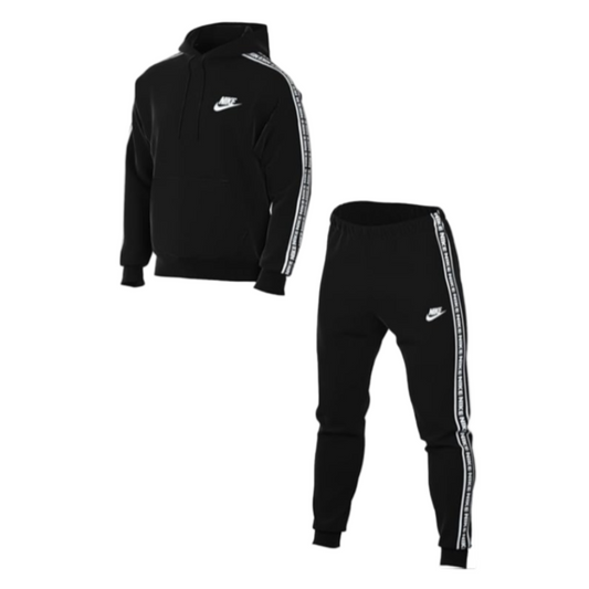 Nike Club Fleece Graphic "Fekete" Férfi Pamut Melegítő Szett