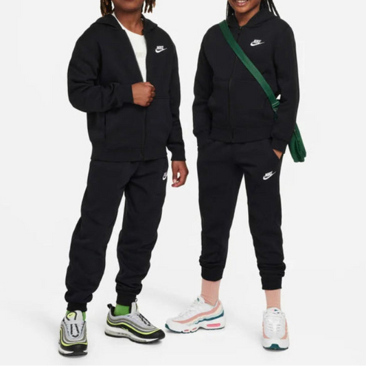 Nike Club Fleece "Fekete" Gyerek Pamut Melegítő Szett