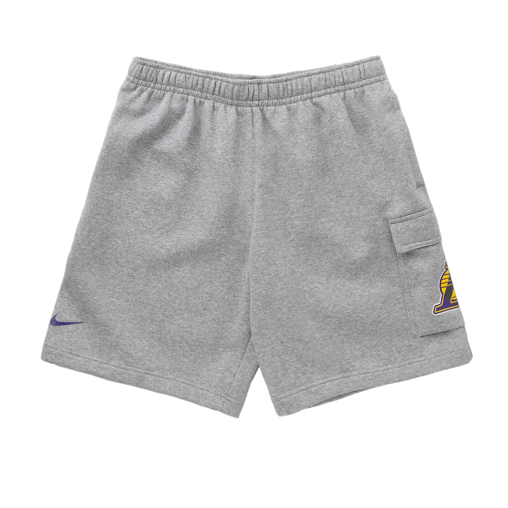 Nike NBA Cargo  Los Angeles Lakers Club Short "Szürke" Férfi Rövidnadrág