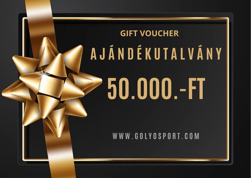 GOLYÓ SPORT Ajándékutalvány - Golyó Sport