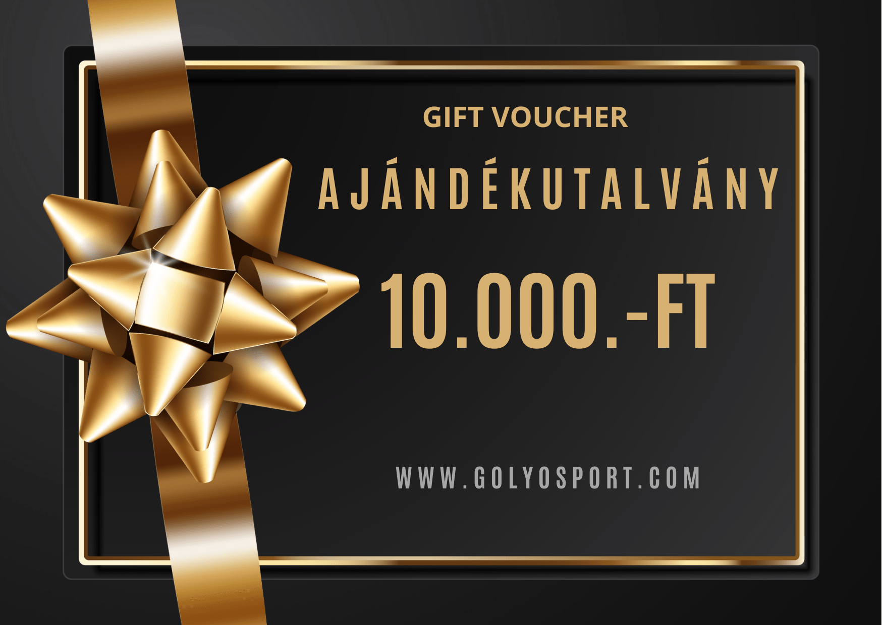 GOLYÓ SPORT Ajándékutalvány - Golyó Sport