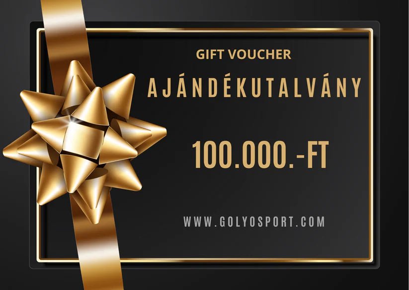 GOLYÓ SPORT Ajándékutalvány - Golyó Sport