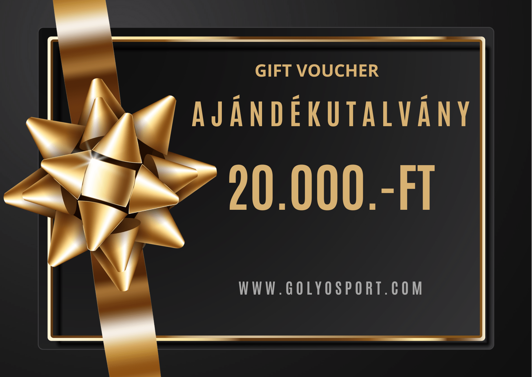 GOLYÓ SPORT Ajándékutalvány - Golyó Sport