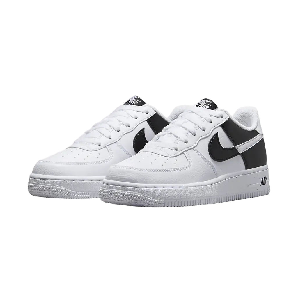 Nike Air Force 1 Low Next Nature White Black (GS) utcai cipő