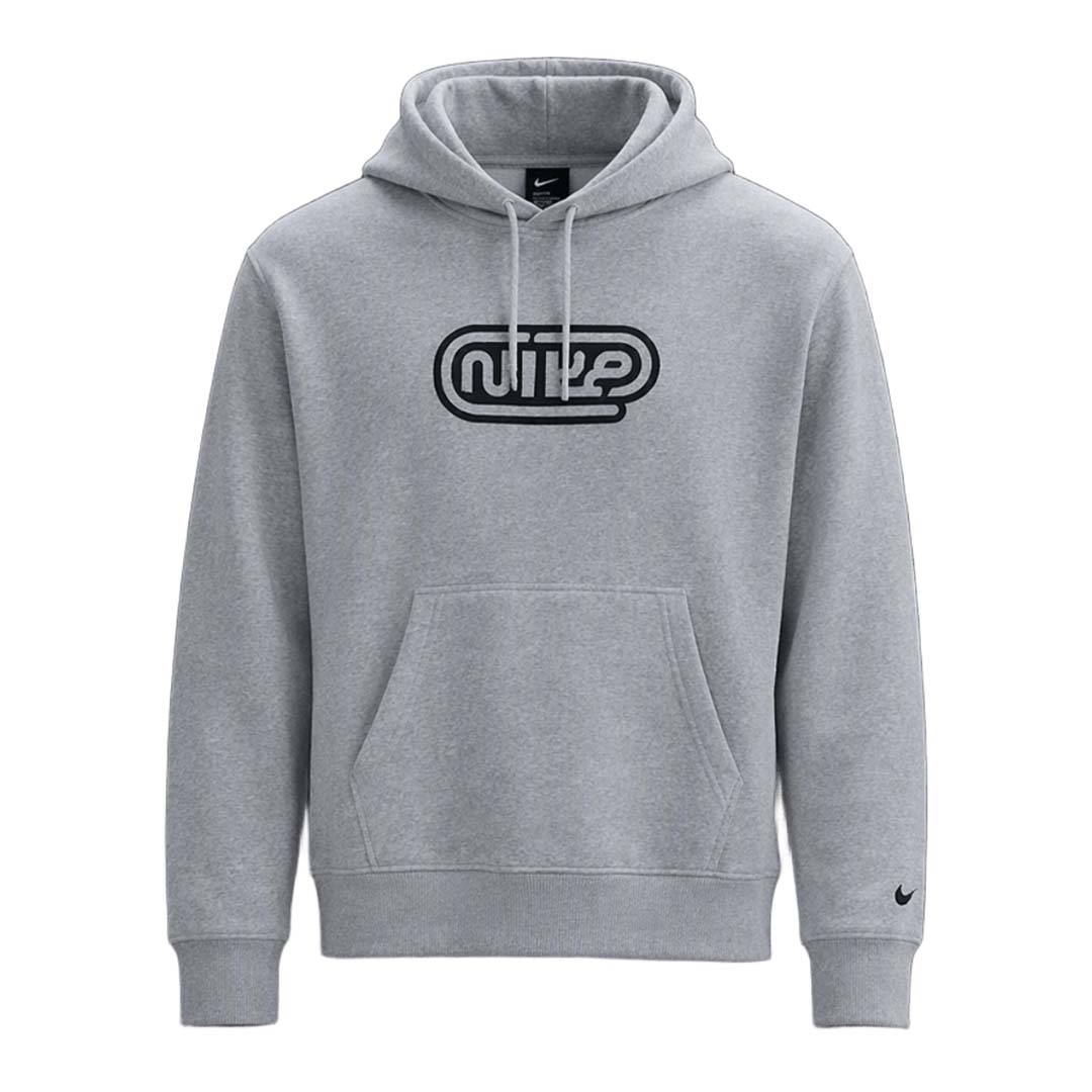 Nike Mens Club Hoodie "Szürke" Férfi Pulóver