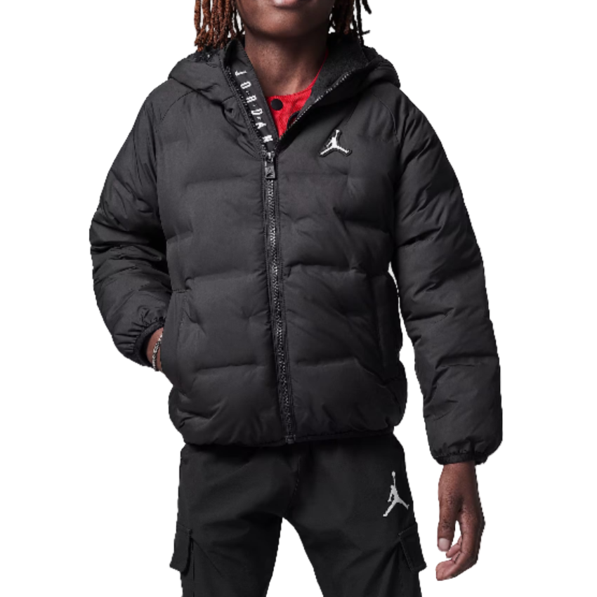 Jordan Welded Puffer "Fekete" Gyerek Kabát