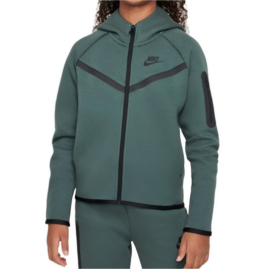 Nike Tech Fleece Full Zip "Zöld" Gyerek Melegítőfelső