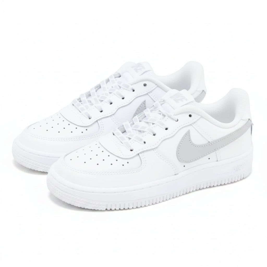 Nike Force 1 Low JS Lace "Fehér/Szürke" PS