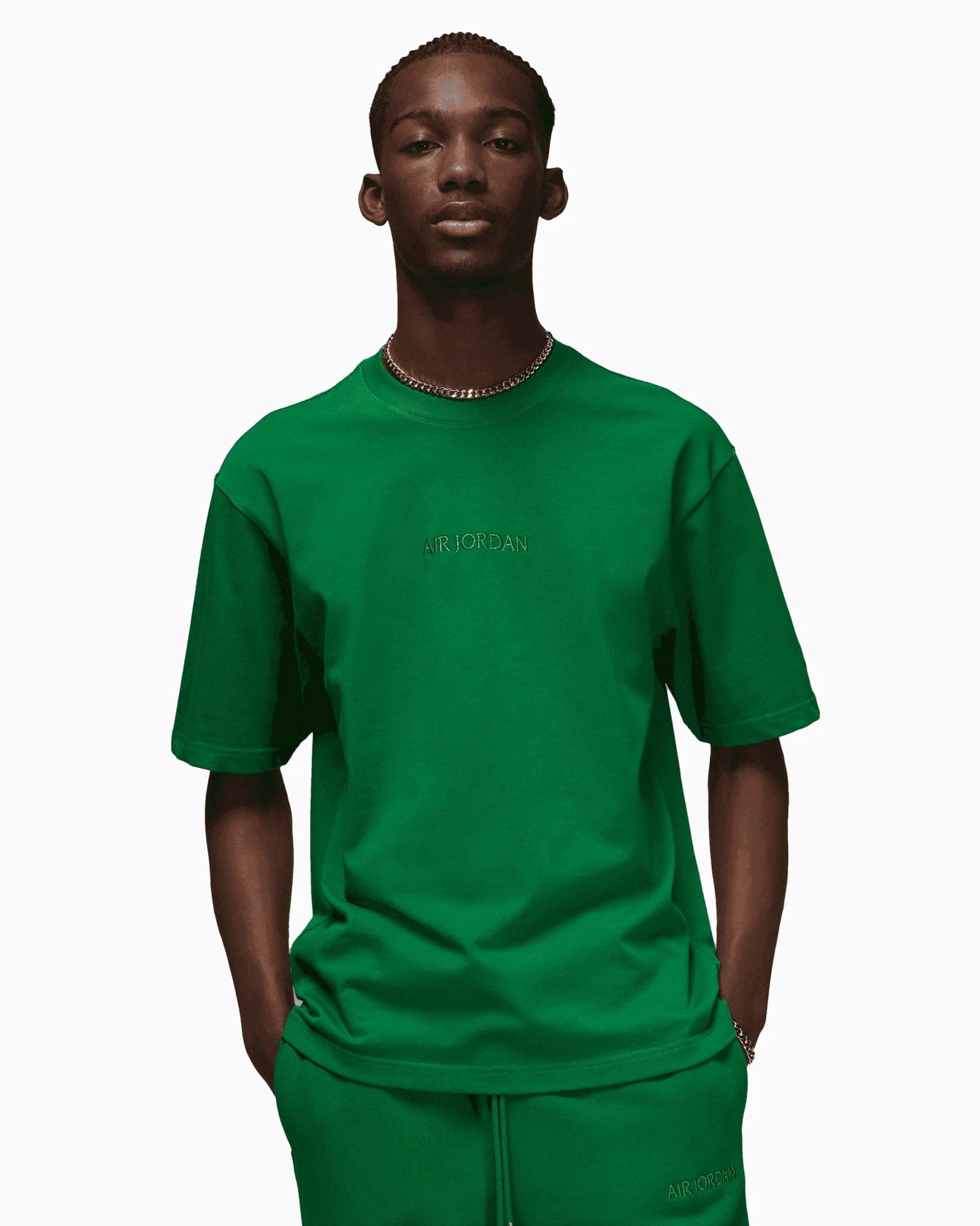 Jordan "Air Jordan" Wordmark Férfi Zöld Póló - Golyó Sport