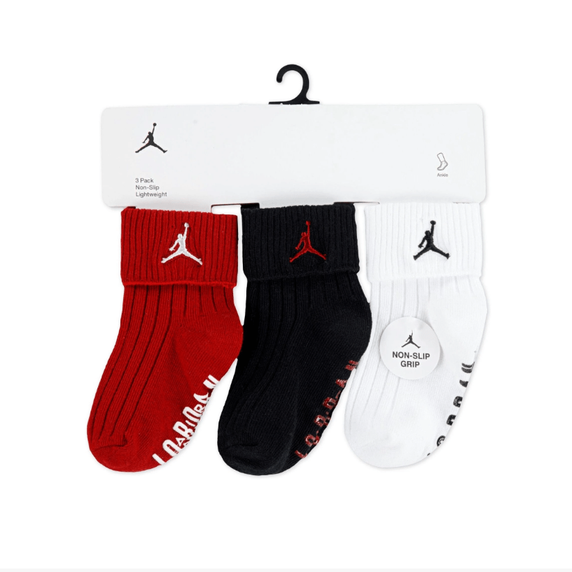 Jordan Essentials bordázott Gripper zokni 3 db - os csomag - Golyó Sport