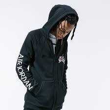 JORDAN JUMPMAN CLASSIC FULL - ZIP FEKETE PULÓVER - Golyó Sport