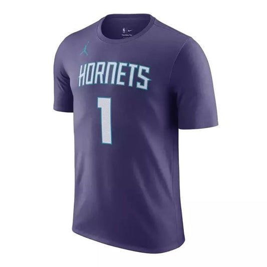Jordan NBA Charlotte Hornets LaMelo Ball Statement Edition Férfi Póló - Golyó Sport