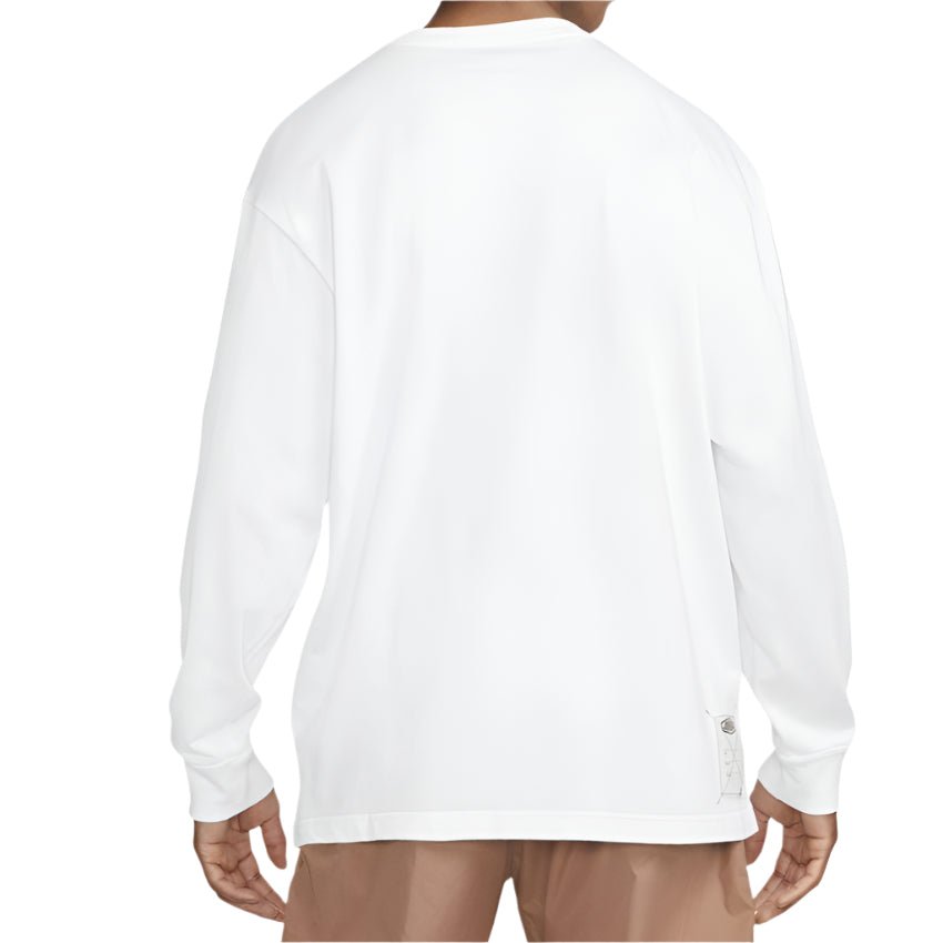 Jordan SPORT DNA 85 LONG - SLEEVE "Fehér" Férfi Hosszú Ujjú Póló - Golyó Sport