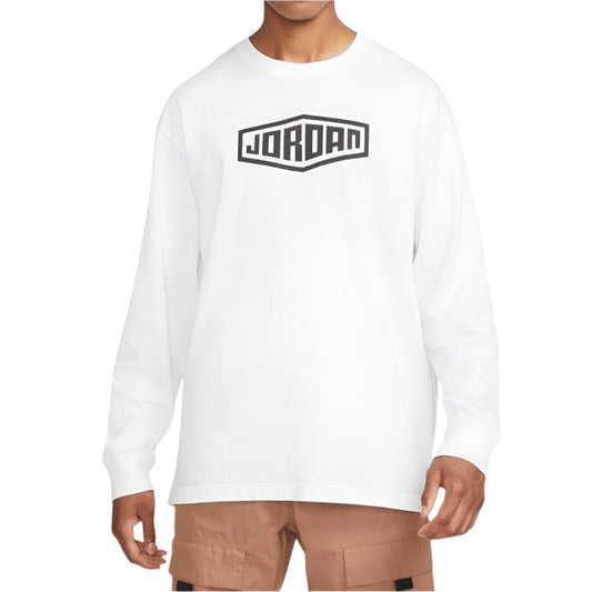 Jordan SPORT DNA 85 LONG - SLEEVE "Fehér" Férfi Hosszú Ujjú Póló - Golyó Sport
