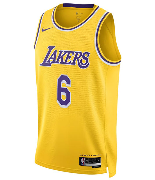 Los Angeles Lakers Icon Edition 2022/23 Nike Dri - FIT NBA Swingman mez LeBron James - Golyó Sport